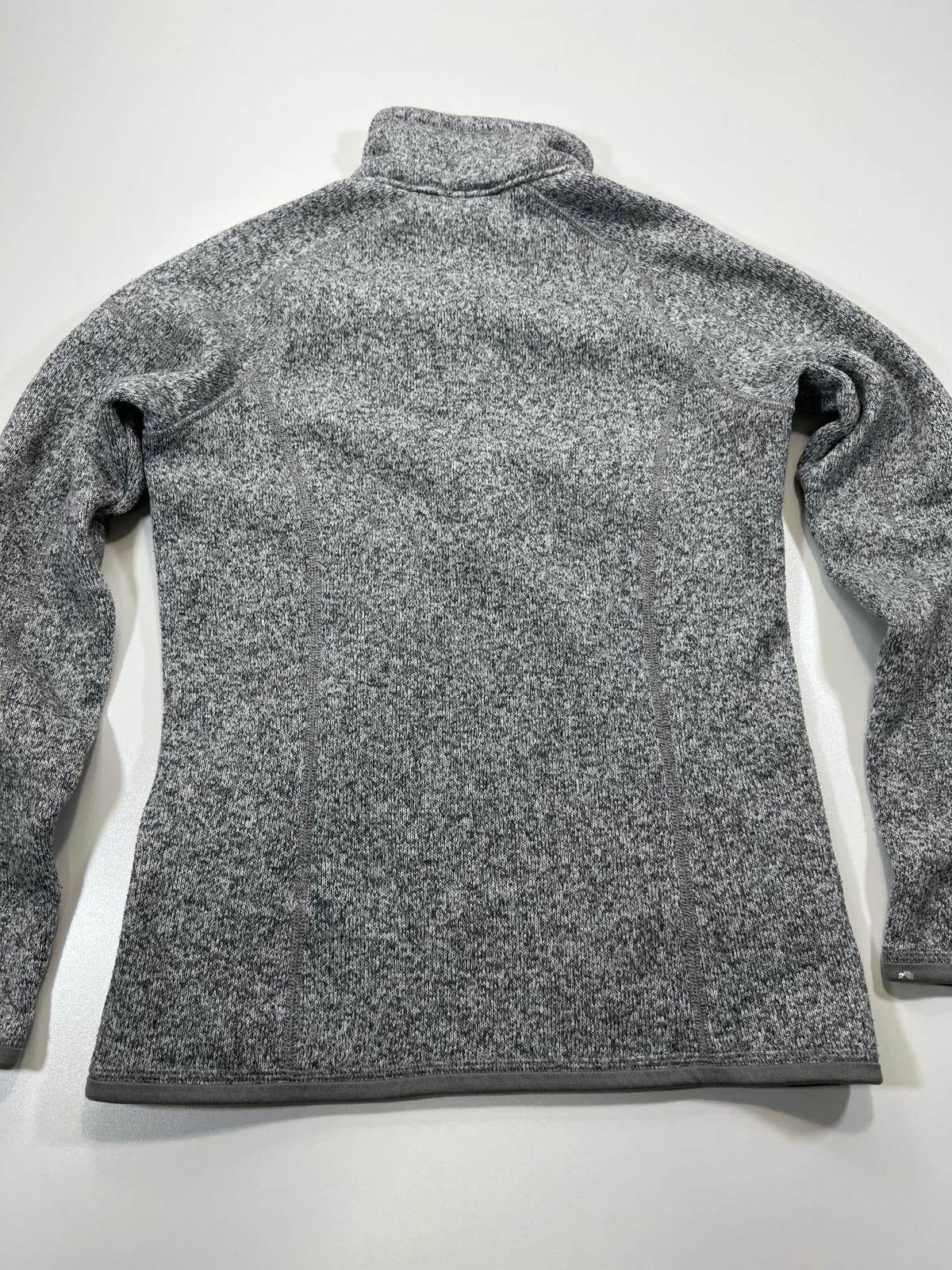Patagonia Women's Grey Half-Zip Fleece Sweater XS