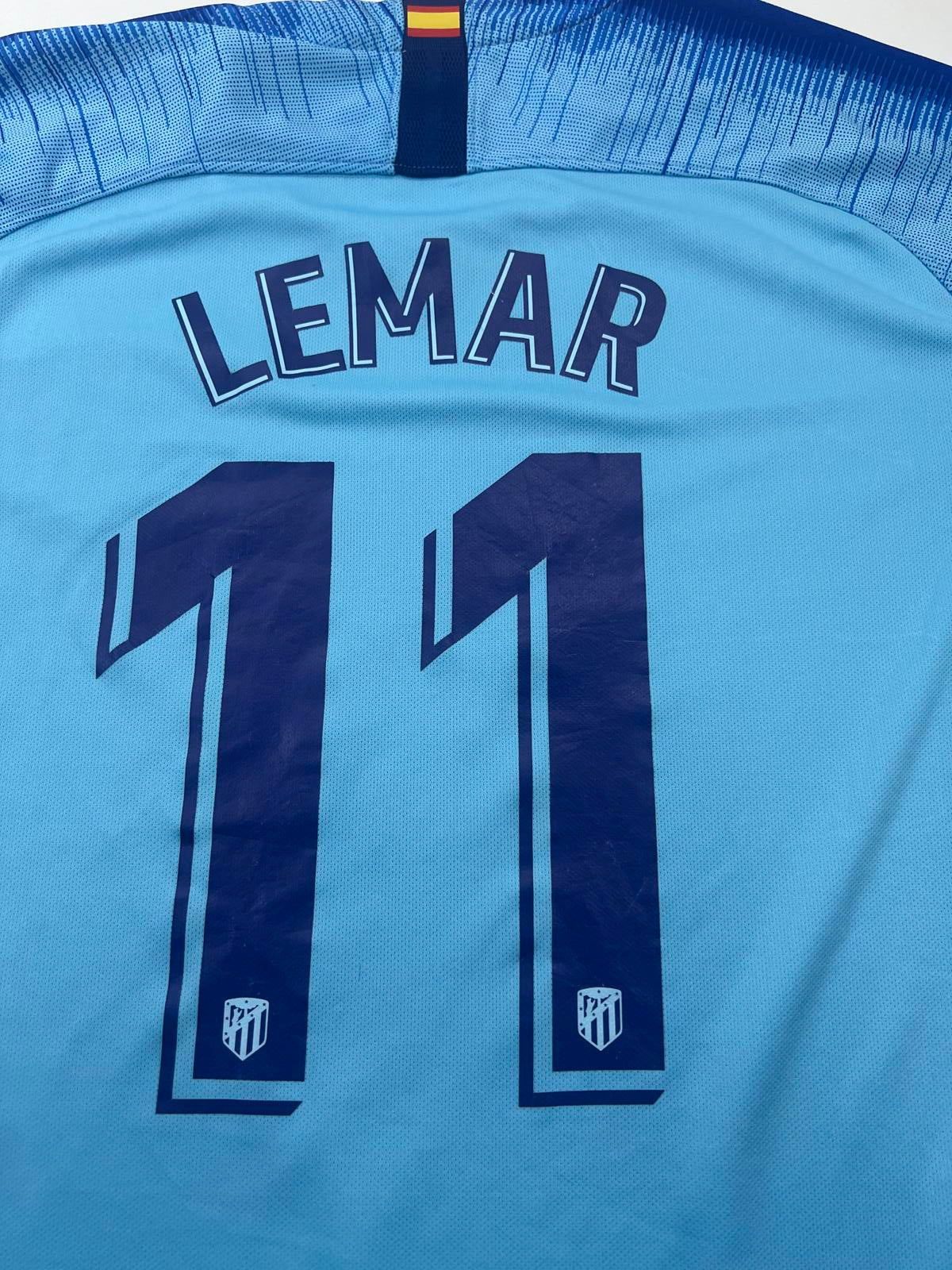 Atletico Madrid Soccer Jersey Light Blue Size Medium