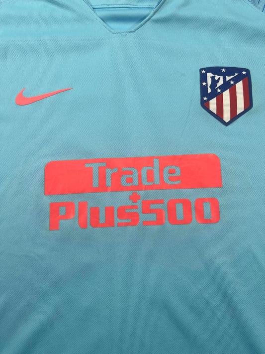 Atletico Madrid Soccer Jersey Light Blue Size Medium