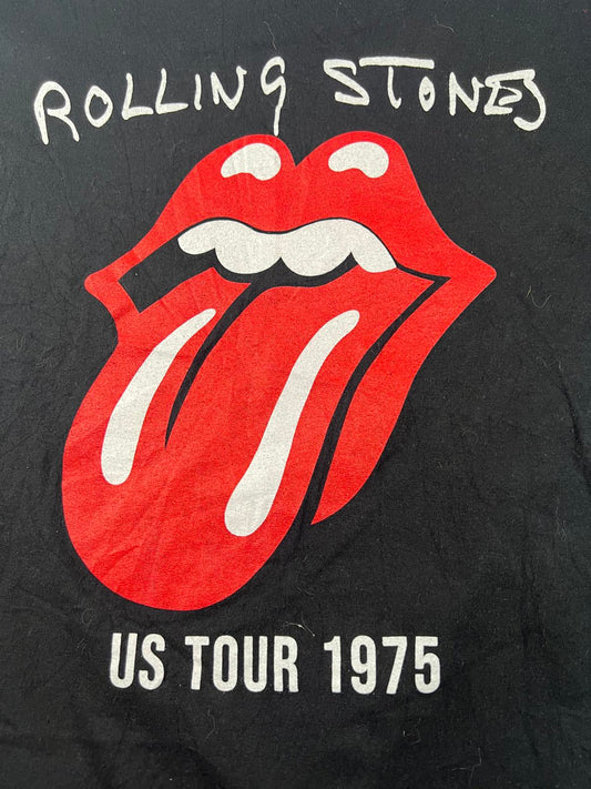 Rolling Stones US Tour 1975 Graphic T-Shirt XL