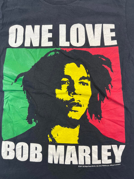 Retro Bob Marley One Love Graphic T-Shirt