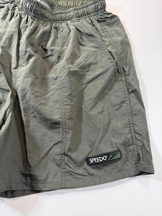 Speedo Olive Green Swim Shorts XS