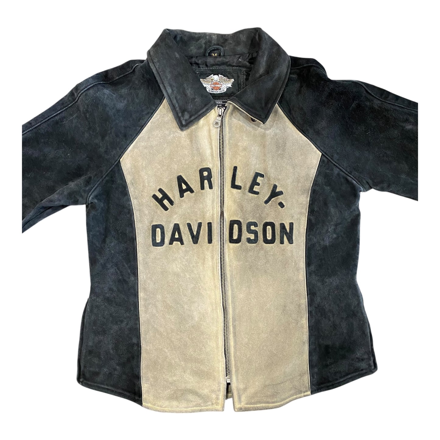 Harley Davidson Suede Biker Jacket