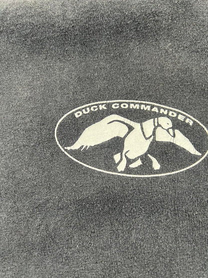 Duck Commander Men's Black Graphic T-Shirt Size Large