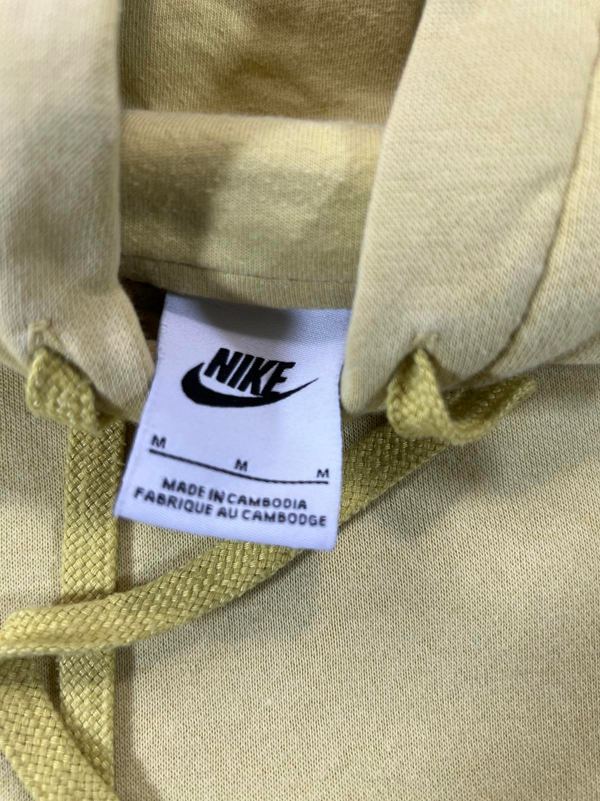 Nike Men's Medium Yellow Hoodie Sweatshirt