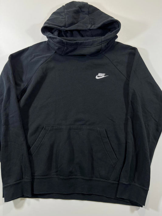 Nike Black and Grey Pullover Hoodie Sweatshirt