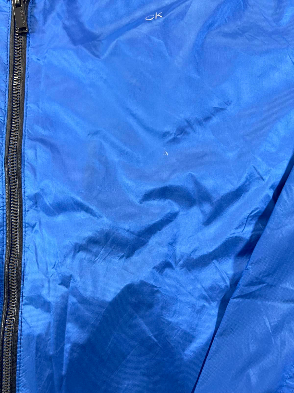 Calvin Klein Men's Blue Lightweight Windbreaker Jacket