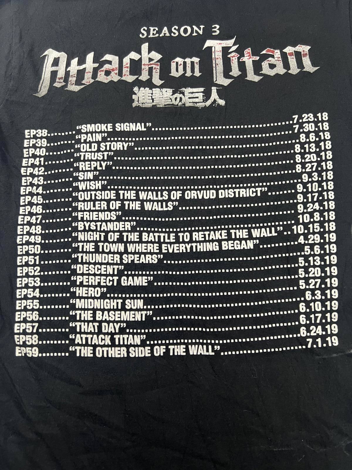 Attack on Titan Season 3 Graphic T-Shirt