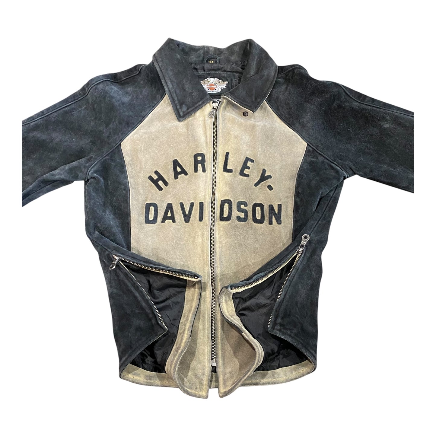 Harley Davidson Suede Biker Jacket