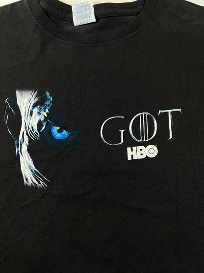 Game of Thrones HBO Black Graphic T-Shirt Medium
