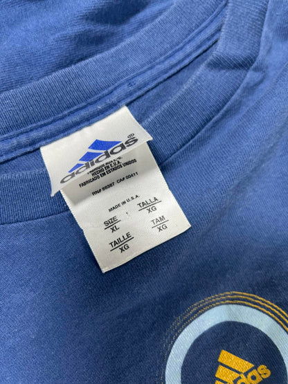 Adidas Blue Logo T-Shirt Size XL