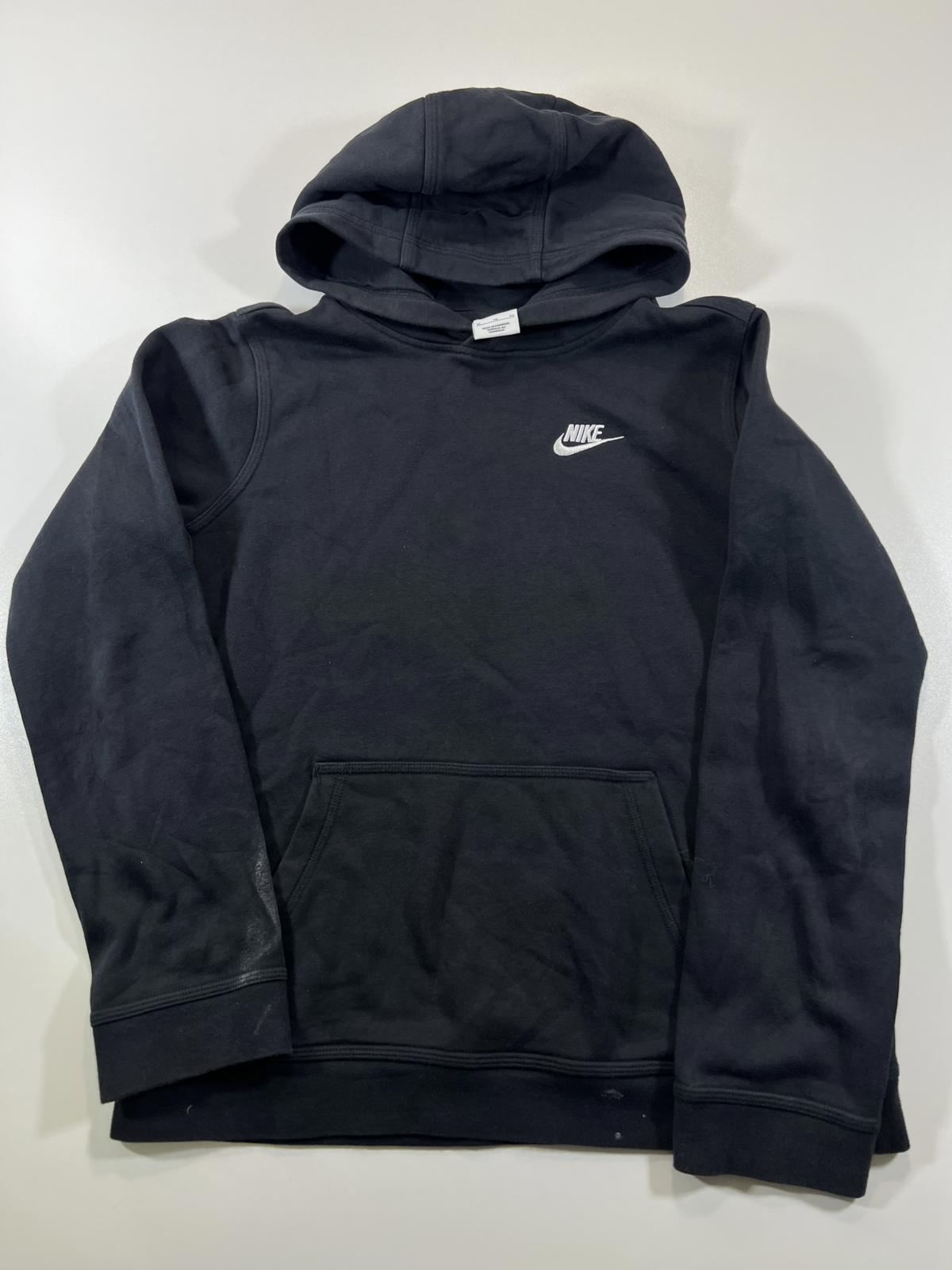 Nike Black Hoodie Sweatshirt with Logo Youth XL