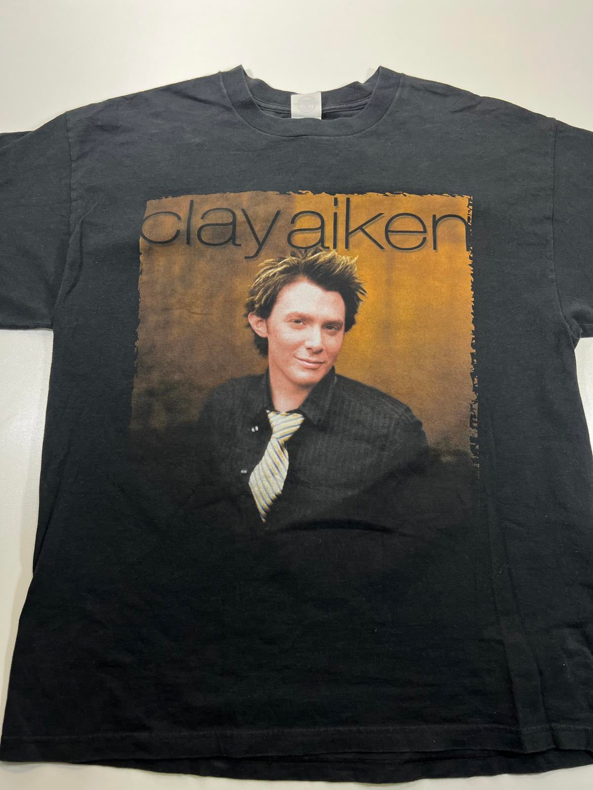Clay Aiken Vintage Black Graphic T-Shirt