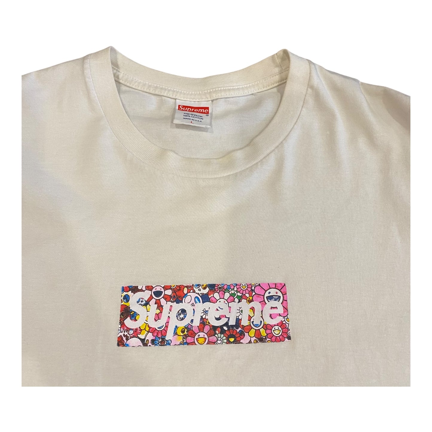 Supreme Box logo Murakami relief T Shirt