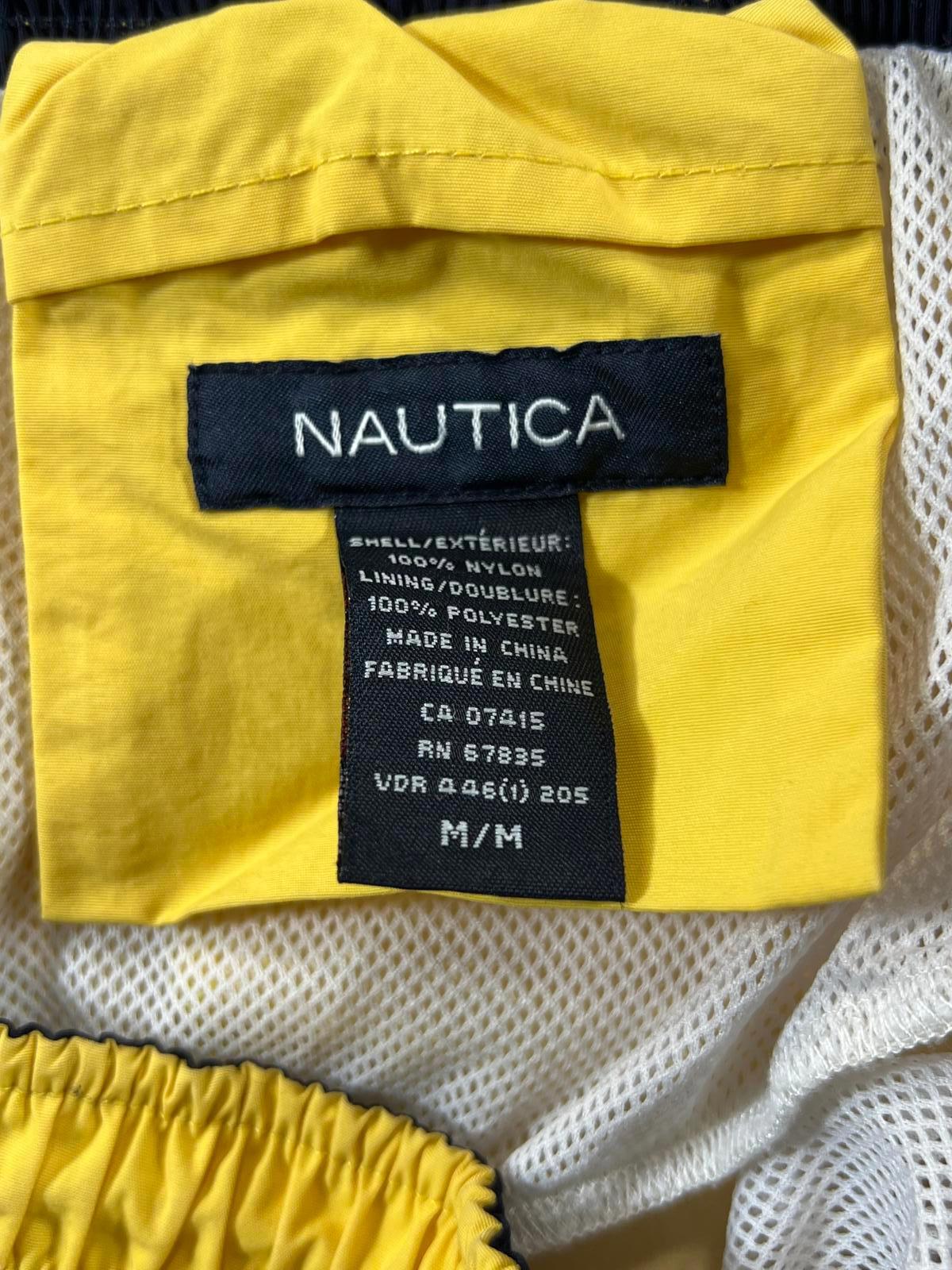 Nautica Yellow and Black Swim Shorts M