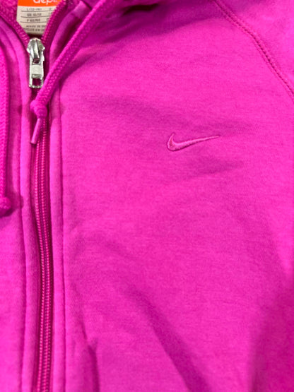 Nike Athletic Dept. youth large Pink Full Zip Hoodie