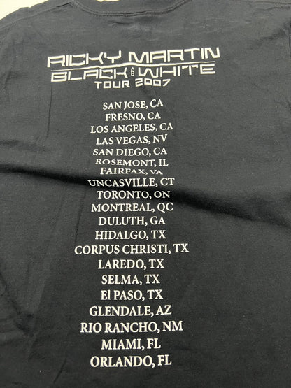 Ricky Martin Black and White Tour 2007 Graphic T-Shirt