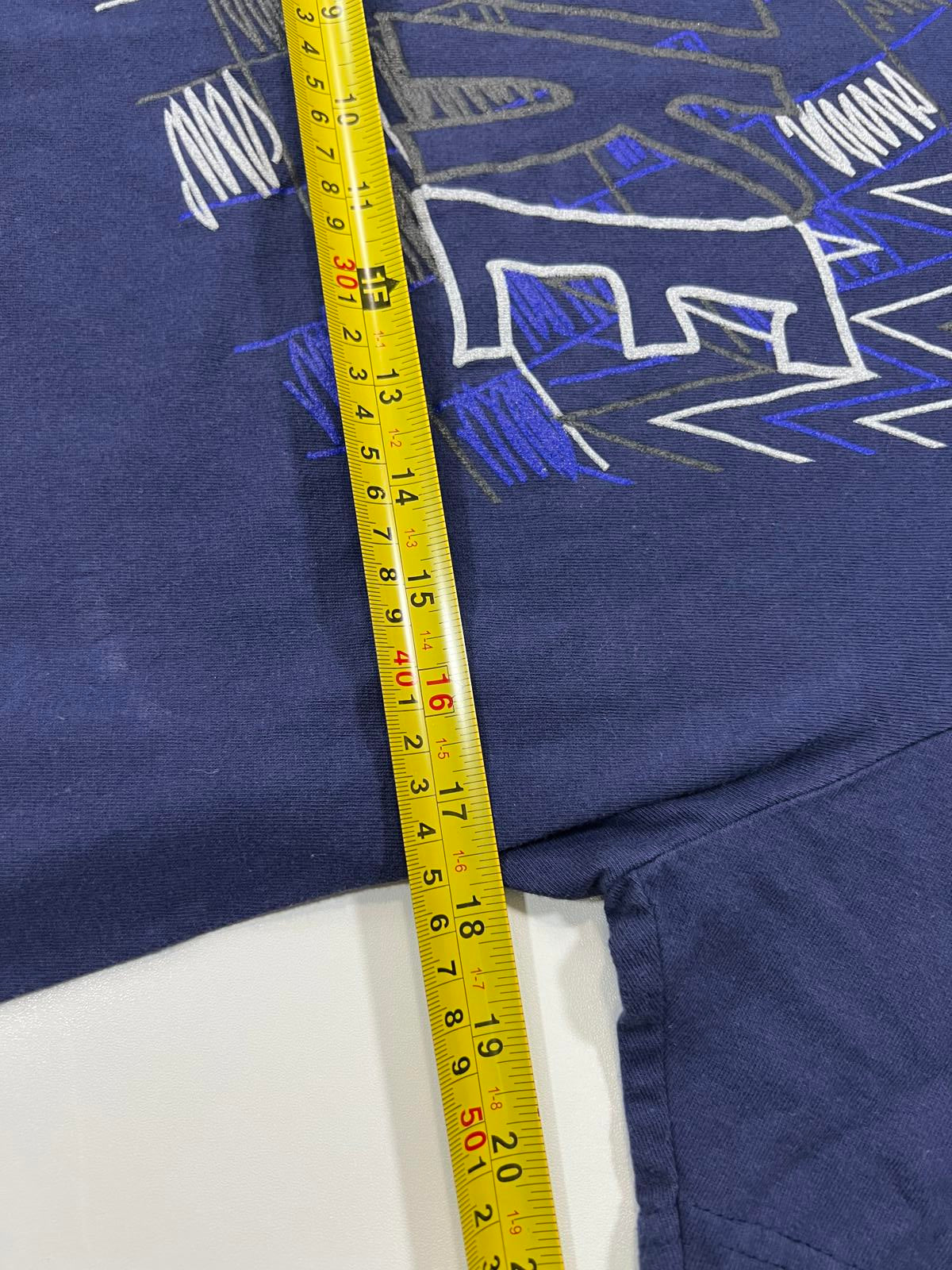 Vintage Men's Nike Graphic T-Shirt Blue Size Medium