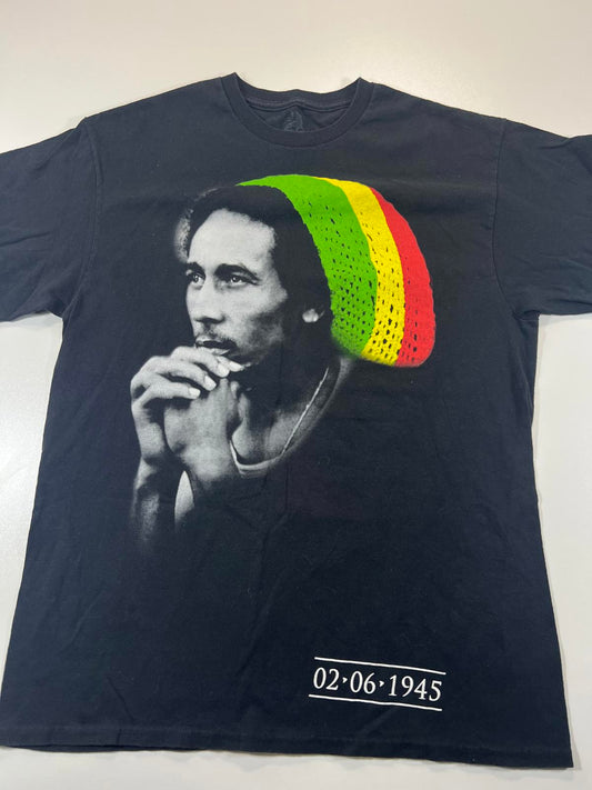 Bob Marley zion rootswear Graphic T-Shirt Size Large