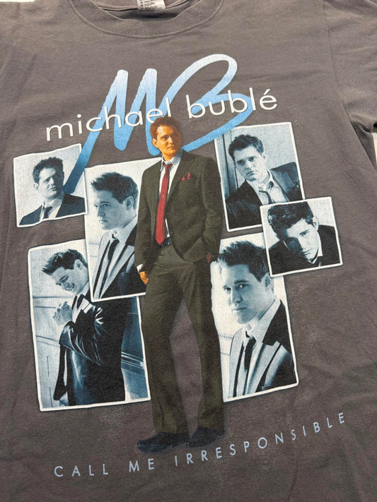 Vintage Michael Bublé Call Me Irresponsible Graphic T-Shirt