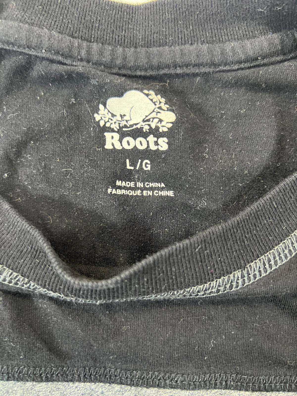 Roots Men's Long Sleeve Crew Neck Shirt , Size Large