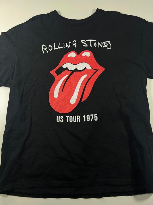 Rolling Stones US Tour 1975 Graphic T-Shirt XL