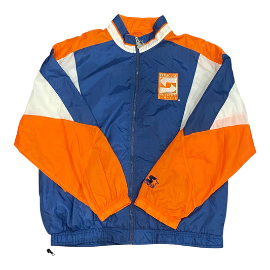 Vintage NCAA SYRACUSE UNIVERSITY 1870 ORANGE STARTER JACKET