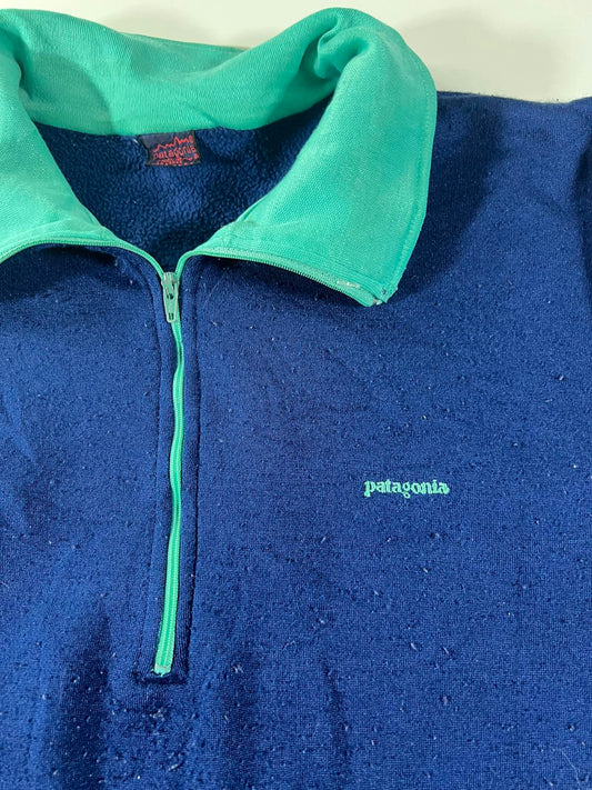 Patagonia WomensFleece Pullover with Quarter-Zip Collar L