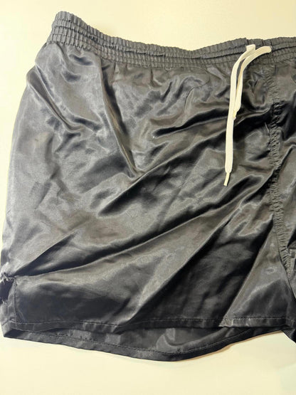 Umbro Black Athletic Shorts with Drawstring Waist L