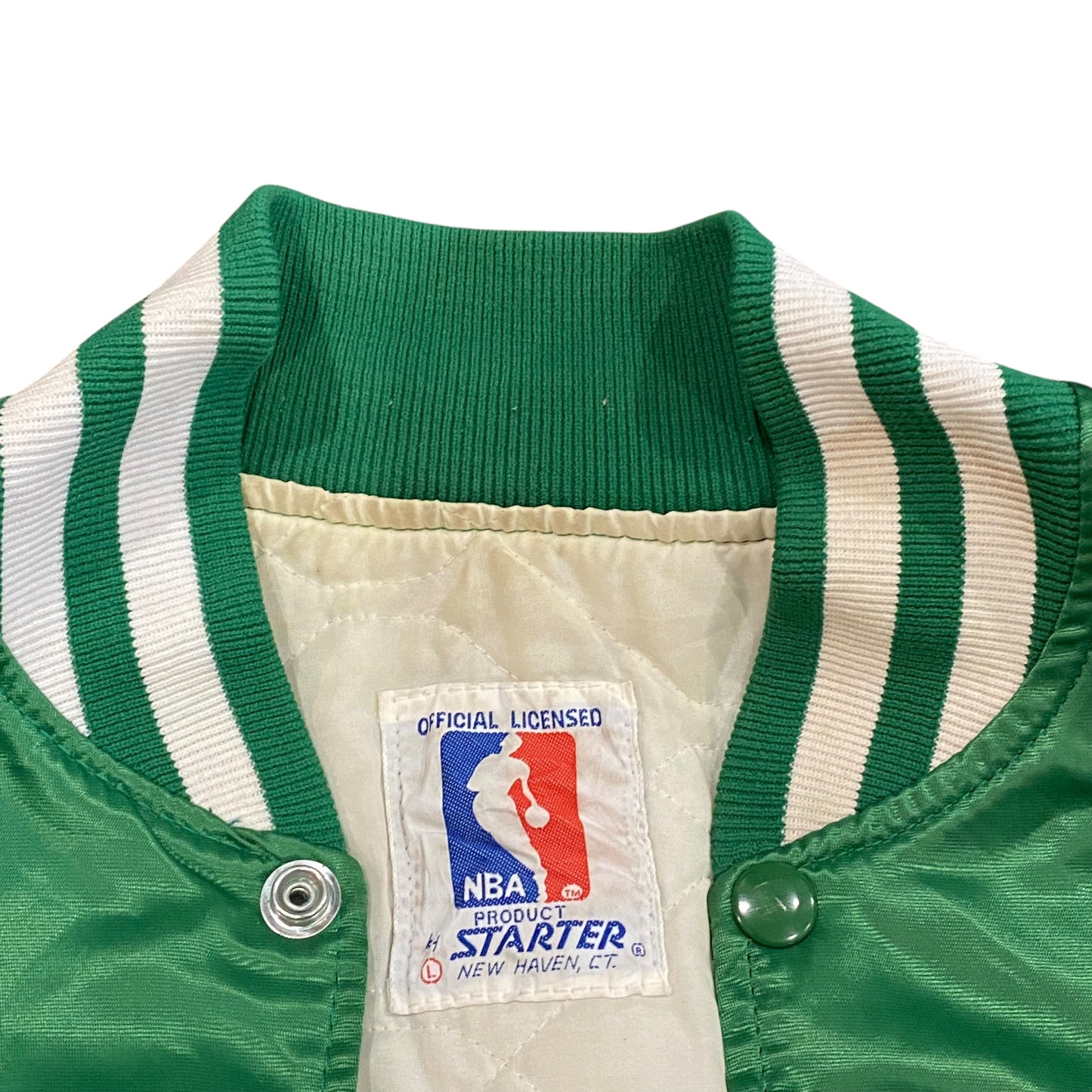 Vintage 80s NBA Starter Boston Celtics Satin Basketball Jacket