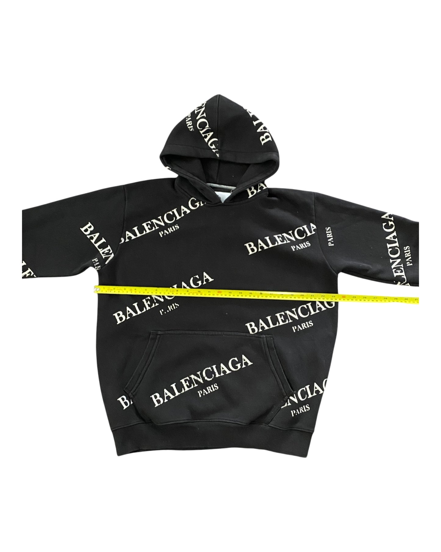 Bootleg BALENCIAGA All Over Print Graphic Pullover Sweatshirt Hoodie