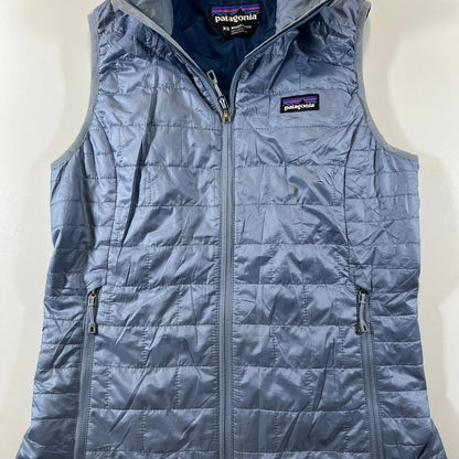 Patagonia Women's Nano Puff Insulated Vest in Thermal Blue