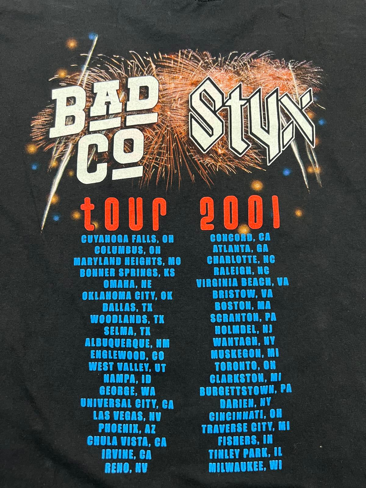 Vintage Styx Bad Co Graphic T-Shirt