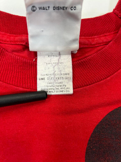 Mickey Mouse Red Graphic T-Shirt
