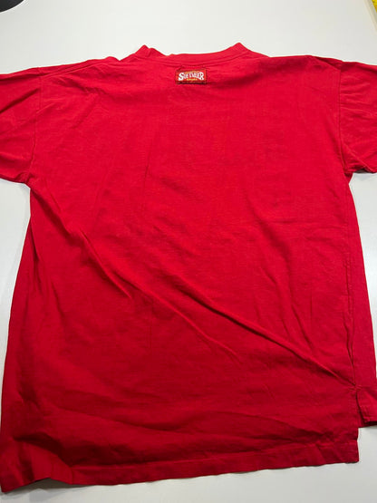 Vintage Ottawa Rough Riders Red Graphic T-Shirt Large
