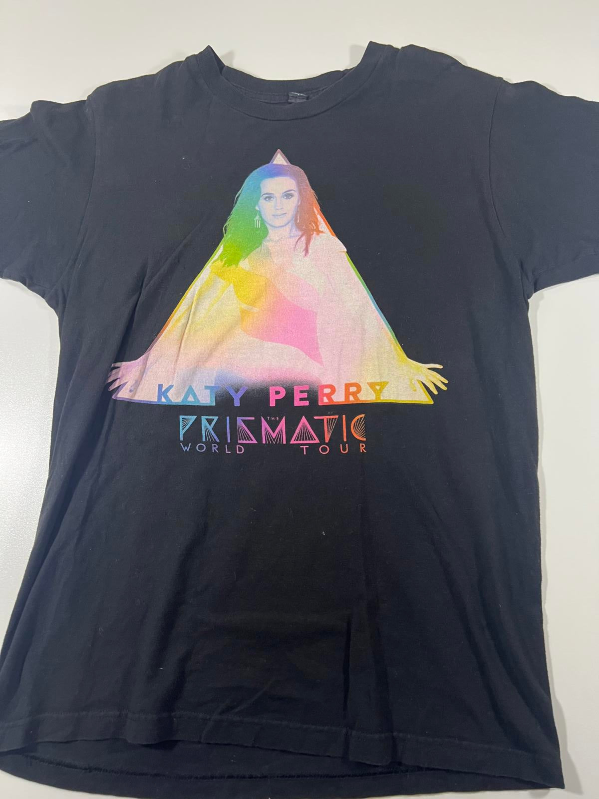 Katy Perry Prismatic World Tour Black Graphic T-Shirt