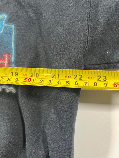 Vintage Walt Disney World Black Sweatshirt with Neon Theme