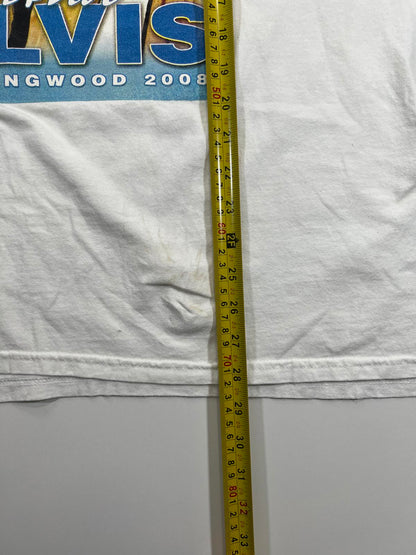 Essential Elvis Collingwood 2008 White Graphic T-Shirt