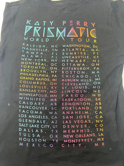 Katy Perry Prismatic World Tour Black Graphic T-Shirt