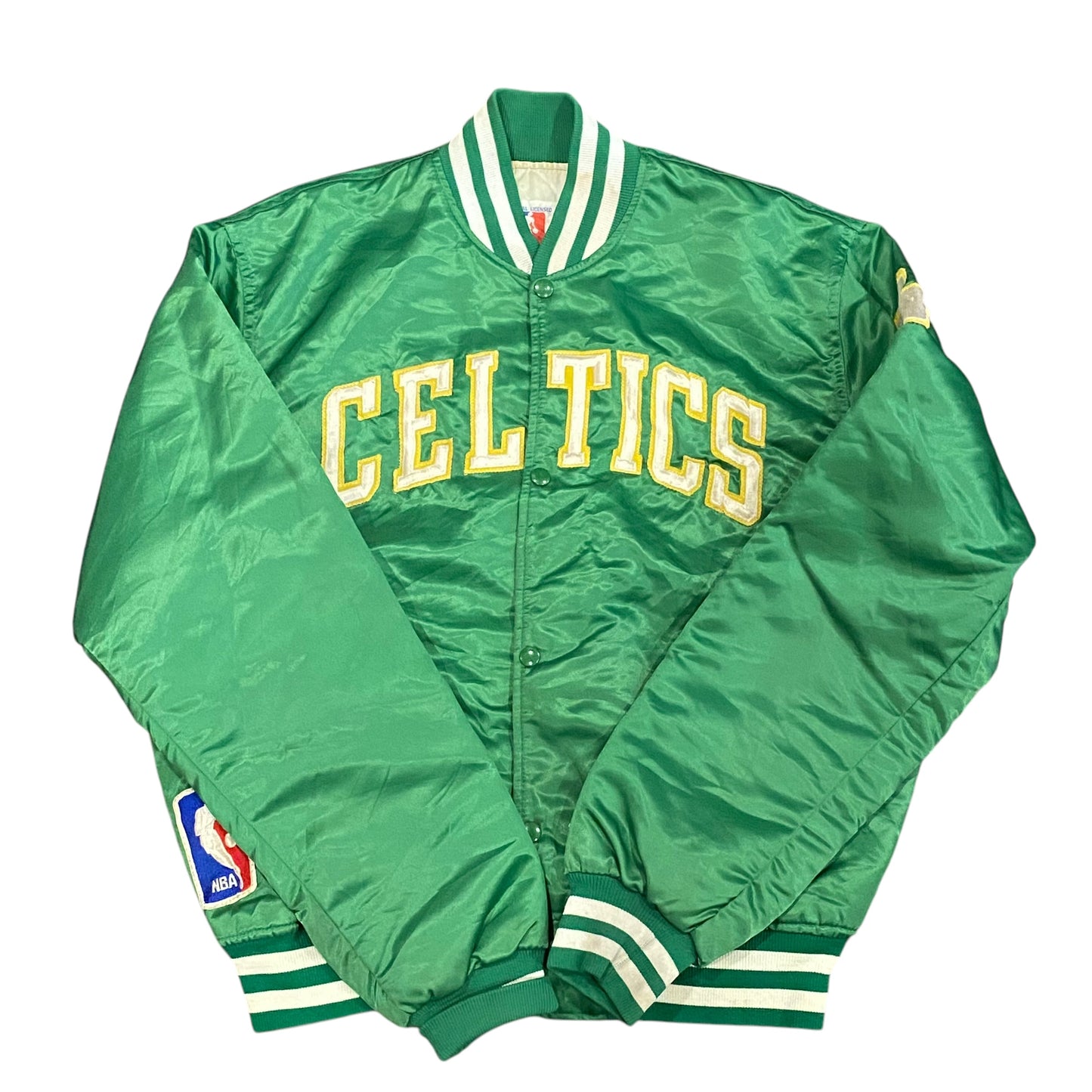 Vintage 80s NBA Starter Boston Celtics Satin Basketball Jacket