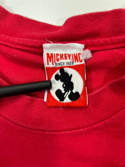 Vintage Mickey Inc Tomorrowland Disneyland Red T-Shirt