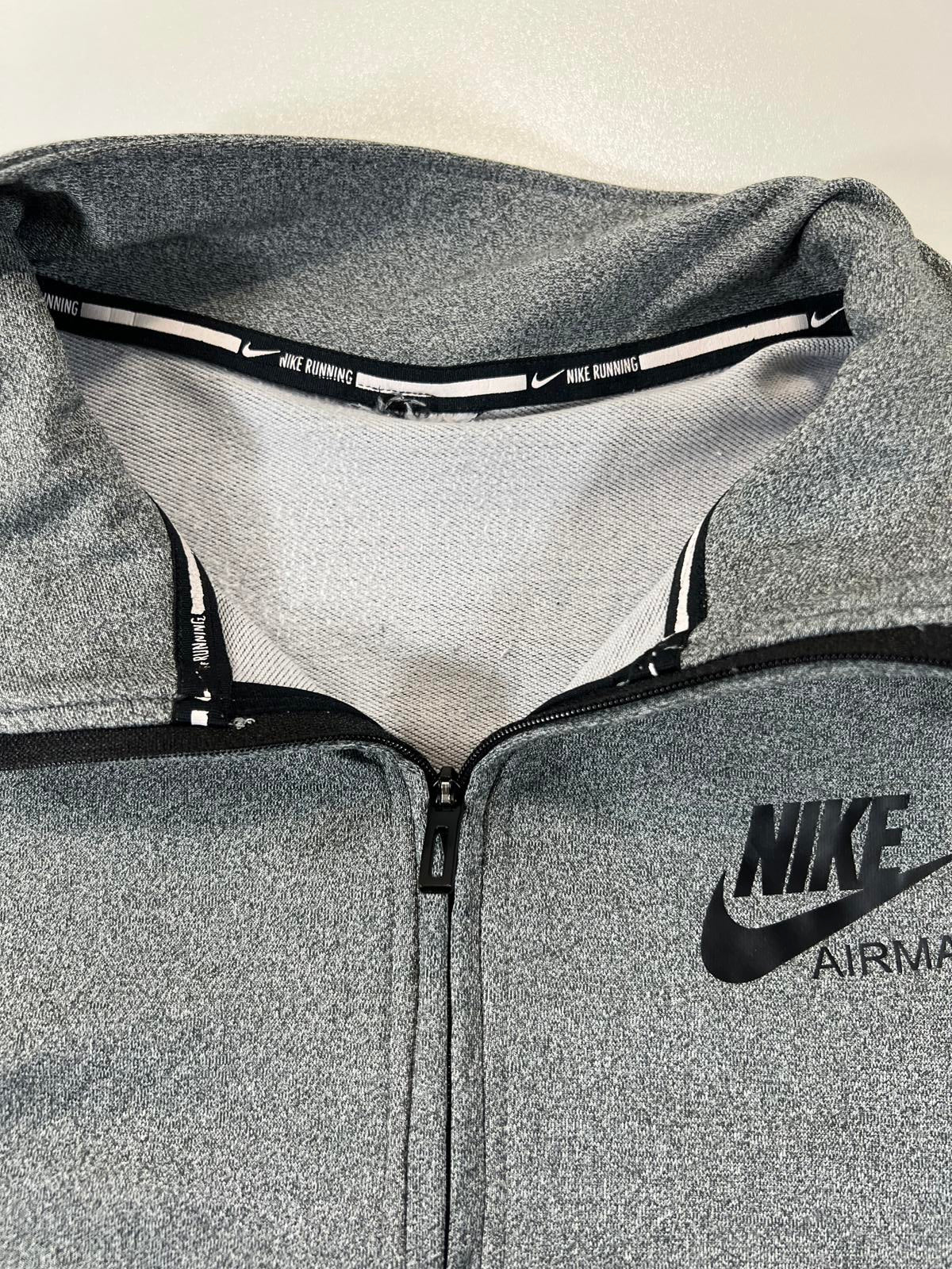 Nike Air Max Grey Quarter-Zip Pullover Sweatshirt