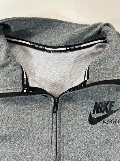 Nike Air Max Grey Quarter-Zip Pullover Sweatshirt