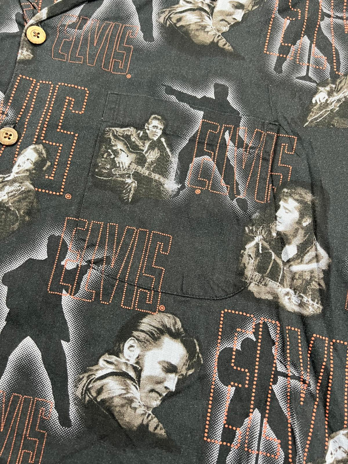 Vintage Elvis by David Carey Men's Casual Button-Up Shirt