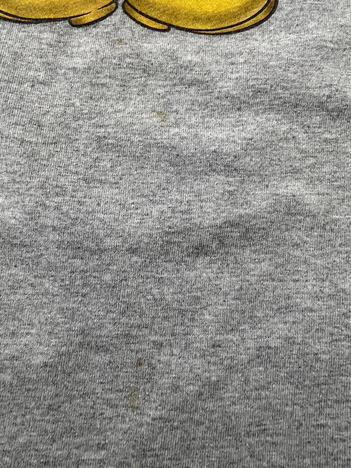 Vintage Mickey Mouse Grey T-Shirt with USA Flag youth large