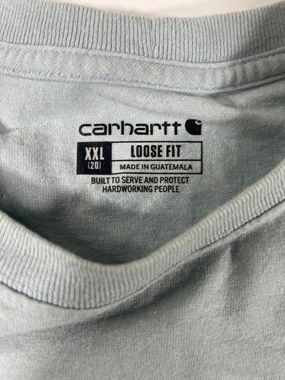 Carhartt Men's Loose Fit T-Shirt XXL Light Blue