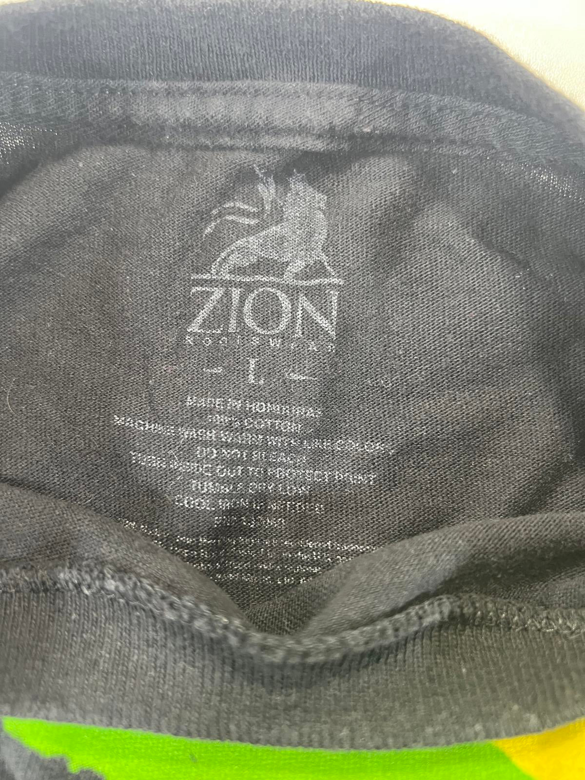 Bob Marley zion rootswear Graphic T-Shirt Size Large