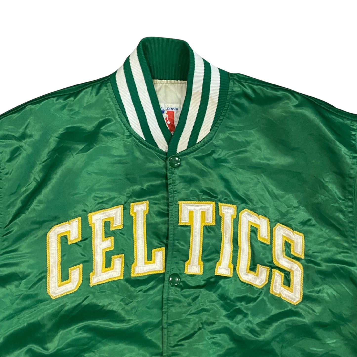 Vintage 80s NBA Starter Boston Celtics Satin Basketball Jacket