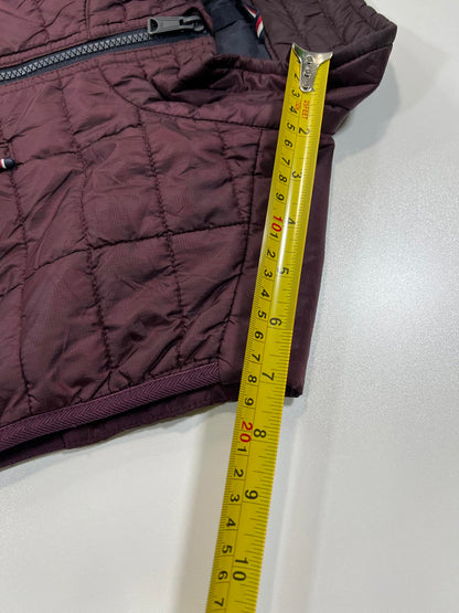 Tommy Hilfiger Quilted Men's Vest Burgundy Medium