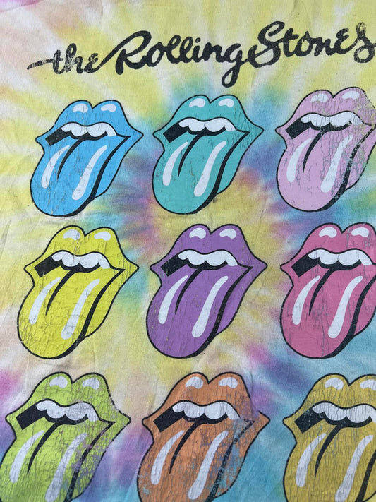 The Rolling Stones Tie-Dye Graphic T-Shirt size Large